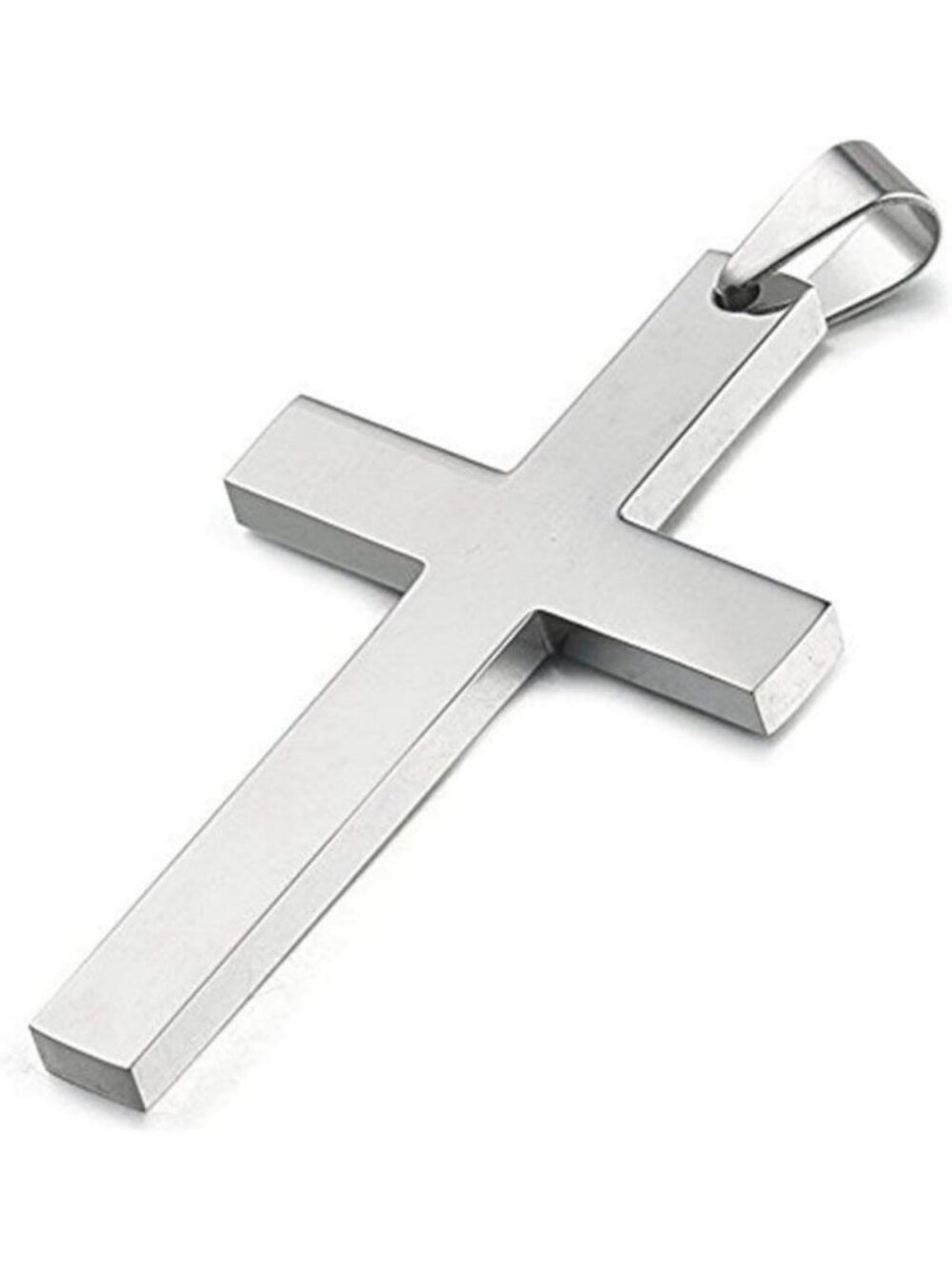 925 Sterling Silver Unisex Cross Pendant Necklace - Simple, Elegant Jewelry